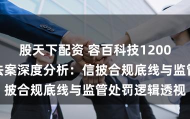 股天下配资 容百科技1200亿大单信披违法案深度分析：信披合规底线与监管处罚逻辑透视