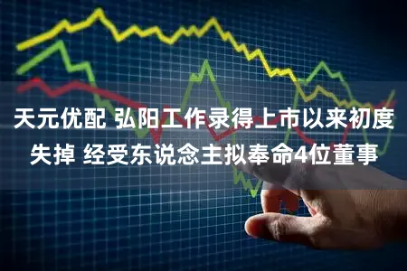 天元优配 弘阳工作录得上市以来初度失掉 经受东说念主拟奉命4位董事