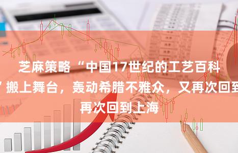 芝麻策略 “中国17世纪的工艺百科全书”搬上舞台,轰动希腊不雅众,又再次回到上海