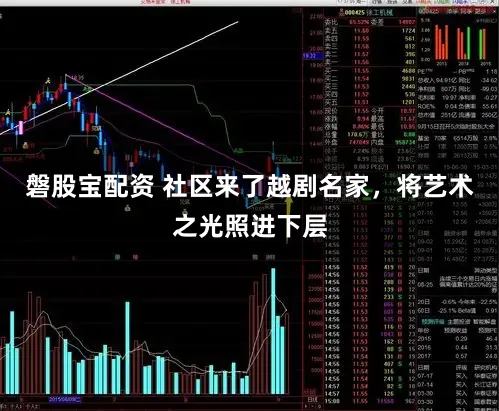 磐股宝配资 社区来了越剧名家,将艺术之光照进下层